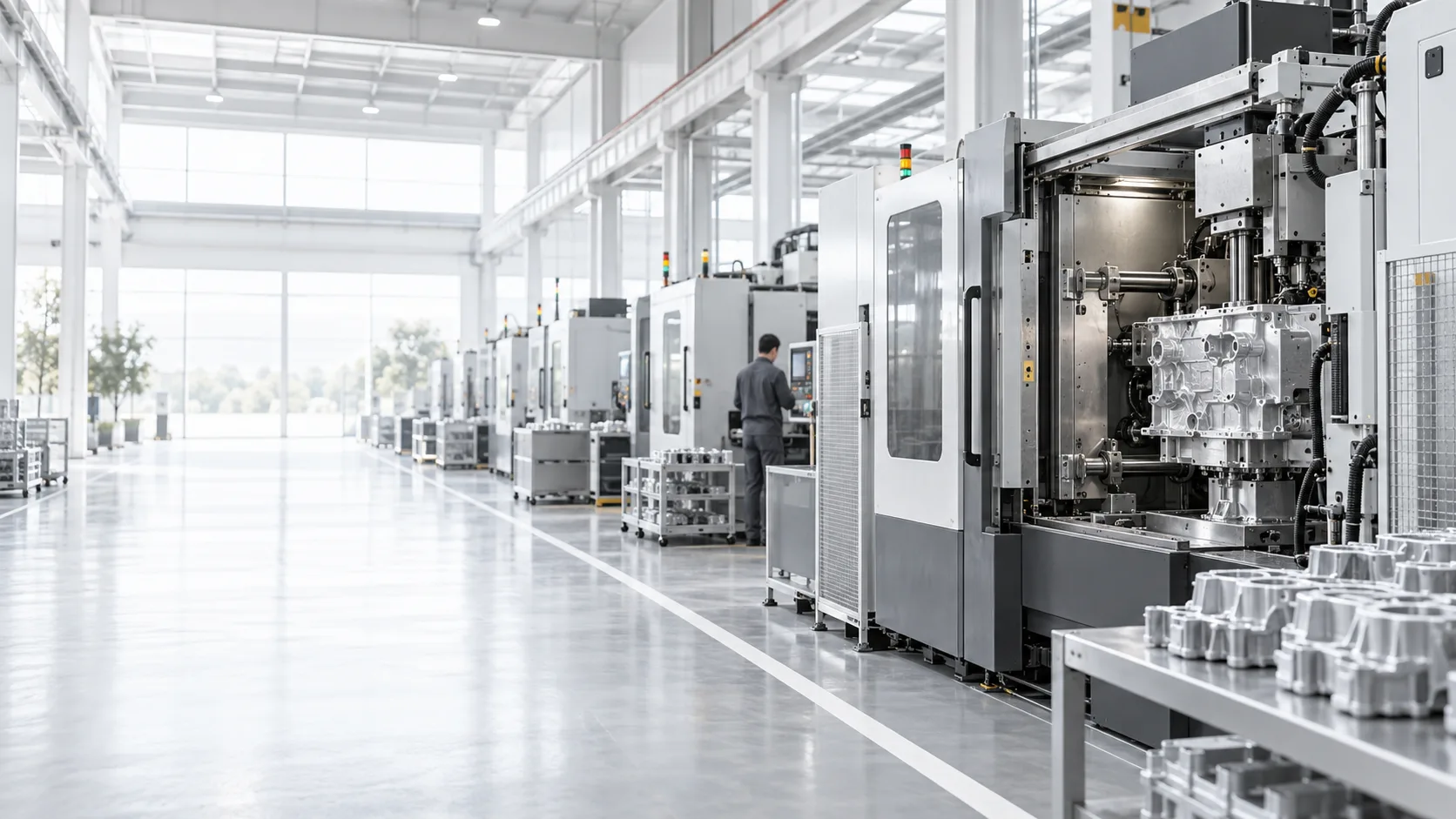 Made in China — illustrative manufacturing scene