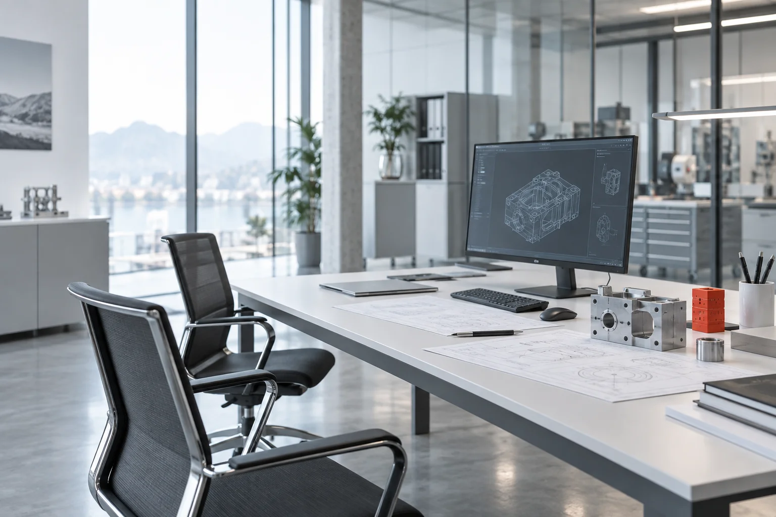 Recruitment — illustrative manufacturing scene