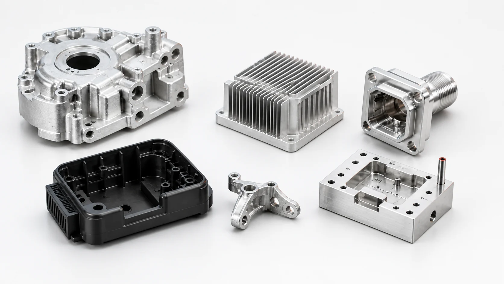 Illustrative metal components for custom alloy-casting applications