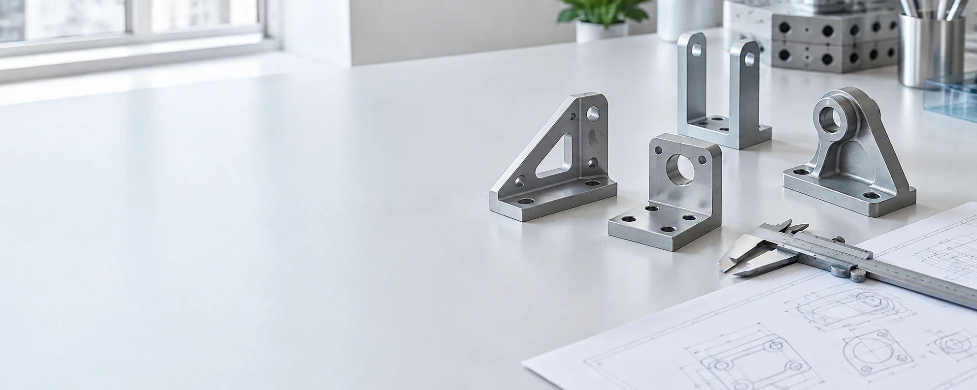 Small-Batch Sample Production — illustrative manufacturing scene